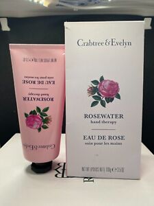 Crabtree & Evelyn Rosewater  Hand Therapy 3.5 oZ / 100g