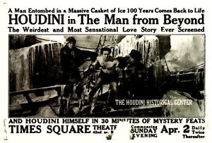 Man From Beyond Harry Houdini Historical Center Appleton Wisconsin Postcard