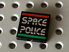 LEGO Tile 2x2 with Space Police II Logo Pattern ref 3068bpb0029 / Set 6897 6984