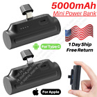 5000mAh Portable Power Bank External Battery Charging Charger For iPhone Type C