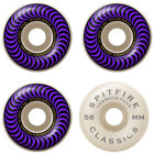 Spitfire Skateboard Wheels F4 Classics 101A Purple/White 58mm