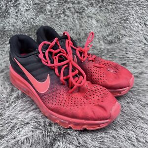 Nike Air Max 2017 Running Shoes Bright Crimson Red Black 849559-600 Men Size 8