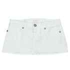 GUESS Micro Mini Denim Skirt Sz 30 Rear Embroidered Pockets