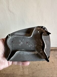 New Listing19th C Large Antique Tin Handmade Flatback Folky Horse Form Cookie Cutter ￼