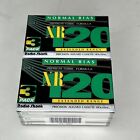 Radio Shack XR-120 Audio Cassette Tape 2- 3 Packs - 6 Cassettes Total Blank