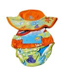 SwimWays Baby Swim Diaper & Hat Bathing Suit UPF 50+ for 12Month Baby Beach  NEW