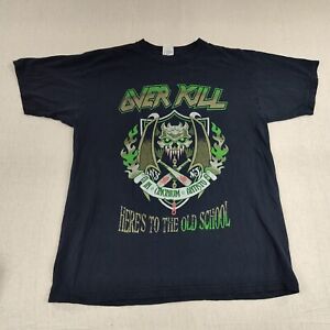 OVERKILL Class Of 2006 Tour Metal Band Tee Double Sided Black Adult Large