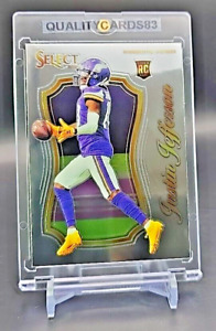 JUSTIN JEFFERSON ROOKIE SELECT RC WITH CASE NFL MINNESOTA VIKINGS