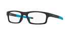 Oakley  OX 8037 803701 54mm Crosslink Pitch Black and Teal Unisex Eyeglasses