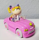 Nickelodeon Rugrats Angelica & Cynthia Diecast Pink Car Moves 1999 Viacom