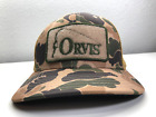 Orvis Trucker Hat Camo Multicolor Mens OSFM Snapback Mesh Back