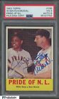 Willie Mays Stan Musial HOF Signed 1963 Topps #138 PSA 3 PSA/DNA 8 DUAL AUTO