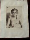 ANDERS ZORN Etching FRIDA, Pencil-Signed by Artist