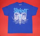 Slipknot Iowa Tour 2001 Tour Concert Men's T-Shirt  XL Blue.