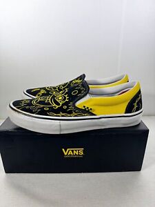 Vans Spongebob Theme Shoes Slip On Skateboarding Mens Size 12