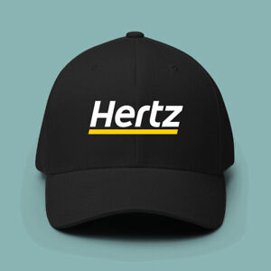 Hertz Car Rental Logo Print Cap Baseball Hat for Unisex Adults