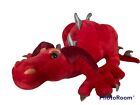 Manhattan Toy Red Plush 12” Dragon Mythical Fantasy Flying Dragon Stuffed Animal