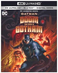 Batman The Doom That Came to Gotham 4K UHD Blu-ray David Giuntoli NEW