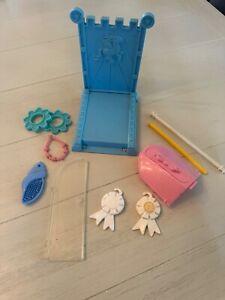 Vintage Hasbro My Little Pony G1 Accessories Lot Saddles Brushes Stickers Shoes