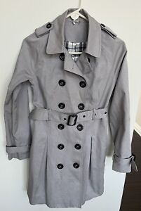 Women’s Gray Trench Coat Luce Size Small