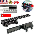 Tactical Extension Riser Low Base Adapter Mount For 20mm Picatinny Weaver Rail