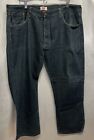 LEVI’S Men's 501 42x29 HEMMED Original Straight Fit Jeans - Dark Wash
