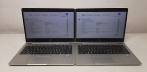 Lot of (2) HP EliteBook 840 G5 Intel Core i5-8350U 1.70GHz 16GB RAM No SSDs