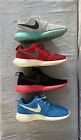NIKE Rosherun Lot of 4 Shoes - size 8.5, 9 With Mint Condition Boxes