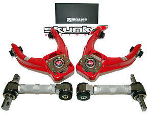Skunk2 Pro Alignment Camber Kits 96-00 Honda Civic & Si (Front+Rear Set) (For: 2000 Honda Civic EX Coupe 2-Door 1.6L)