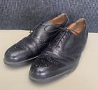 VINTAGE FLORSHEIM WINGTIP SHOES LEATHER MADE IN USA 12 D