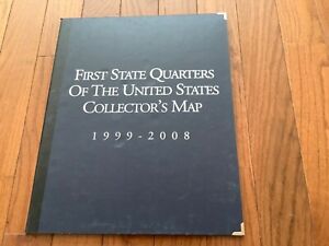first state quarters collectors map 1999-2008