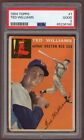 1954 TOPPS #  1 TED WILLIAMS RED SOX PSA 2 GD SET BREAK 500139 (KYCARDS)