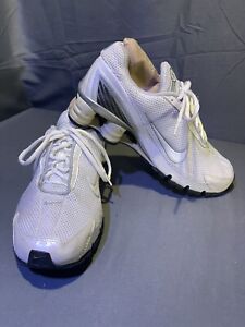 Nike Womens Shox Turbo 315411-111 White Running Shoes Sneakers Size 8