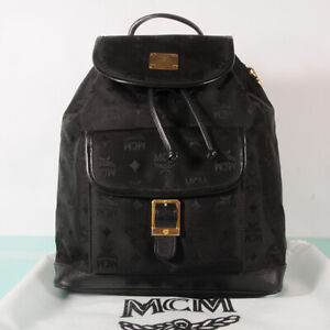 AUTHENTIC MCM Jacquard backpack  + Dust Bag