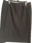 Gap Size 8 Black Stretch Flat Front Pencil Skirt new without tags