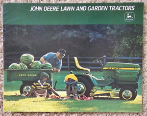 John Deere Lawn and Tractors Sales Brochure - 1978 - Series 100 200 300 400    H