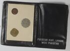 1961 PAKISTAN 3 COIN SET IN ORIGINAL FOLDER LAHORE MINT WEST PAKISTAN