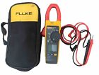 FLUKE 374 FC AC/DC TRMS Wireless Clamp Meter With Leads In Case -Yellow/Gray