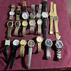 Lot of 20 Mens Quartz Fashion Watches With Various Brands - Not Tested