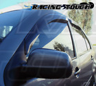 JDM Window Visor Deflector Out-Channel Smoke Tint 2pc For Honda CR-X Coupe 88-91