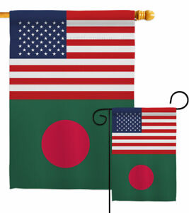 Bangladesh US Friendship Garden Flag Nationality Regional Gift Yard House Banner