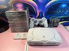 Sony PlayStation 1 PS1 Bundle 3 Memory Cards,games, 1 Controller