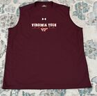 Under Armour Virginia Tech Hokies Men’s Sleeveless T-Shirt Size Large