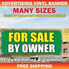 FOR SALE BY OWNER Advertising Banner Vinyl Mesh Sign Rental Rent Lease Realtor