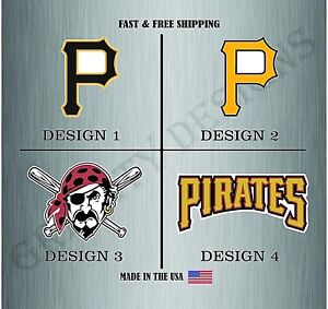 Pittsburgh Pirates MLB Baseball Sticker Vinyl Decal Car Bumper Water Resistant