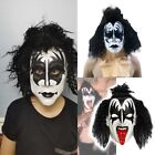 Masquerade Halloween Latex Demon Gene Simmons Mask party Cosplay Costumes Props