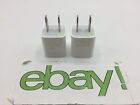 Lot of 2 OEM Apple 5W USB Power Cube Wall Charger iPhone X XS XR 11 Pro Max