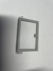 LEGO Part 73435c01 Light Bluish Gray Grey Door 1 x 4 x 5 LEFT Clear Glass