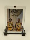 1979-80 MAGIC JOHNSON Rookie RC SCHEDULE pre 1980 Topps JERSEY #32  & Dr.J