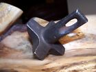 Vintage Cast Iron Curved Bottom Cross Heavy Weight Duck/Goose Decoy Anchor 9 oz.